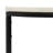 Marble and Metal Half-Circle Console Table-1324422218