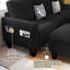 Canapé rembourré 78 po avec repose-pieds-517032256
