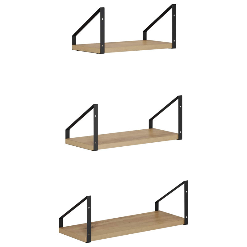6 -Piece Steel Floating Shelf
