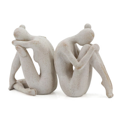 Abstract Ladies Bookends, Set Of 2