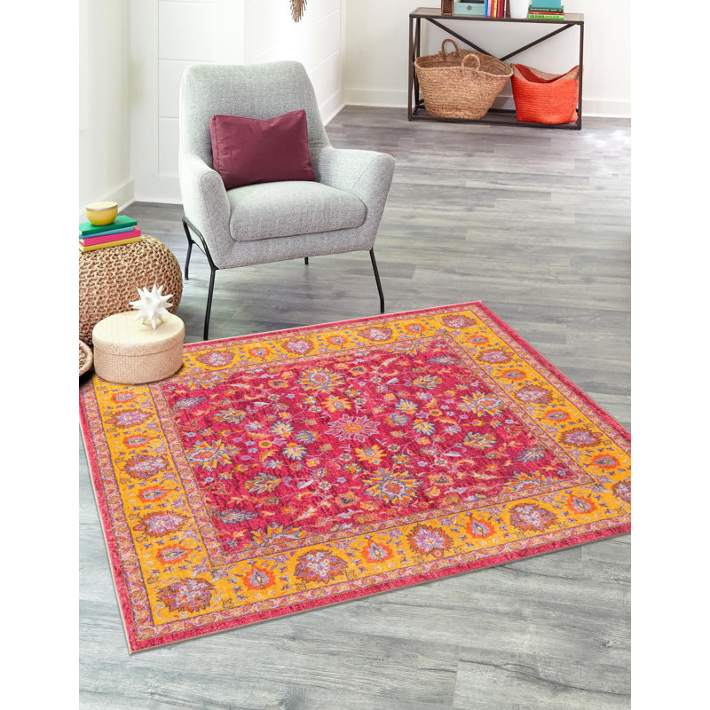 Tapis décoratif, Carré 5 pi 3 po