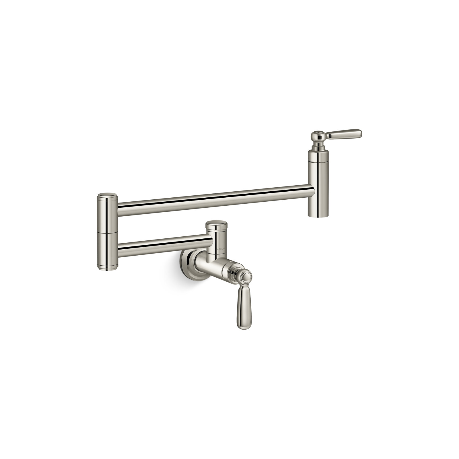 Edalyn by Studio McGee Wall-Mount Pot Filler, Vibrant Polished Nickel