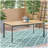 WESTCOTT DINING TABLE WITH WOOD TOP