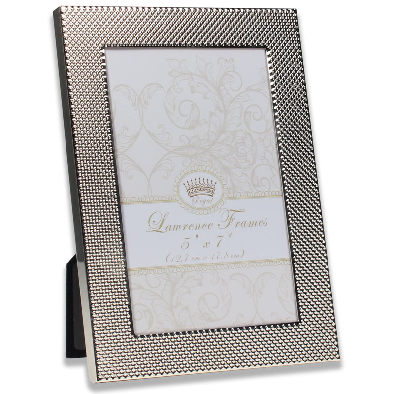Cadre photo Turley, 5 po x 7 po, Argent