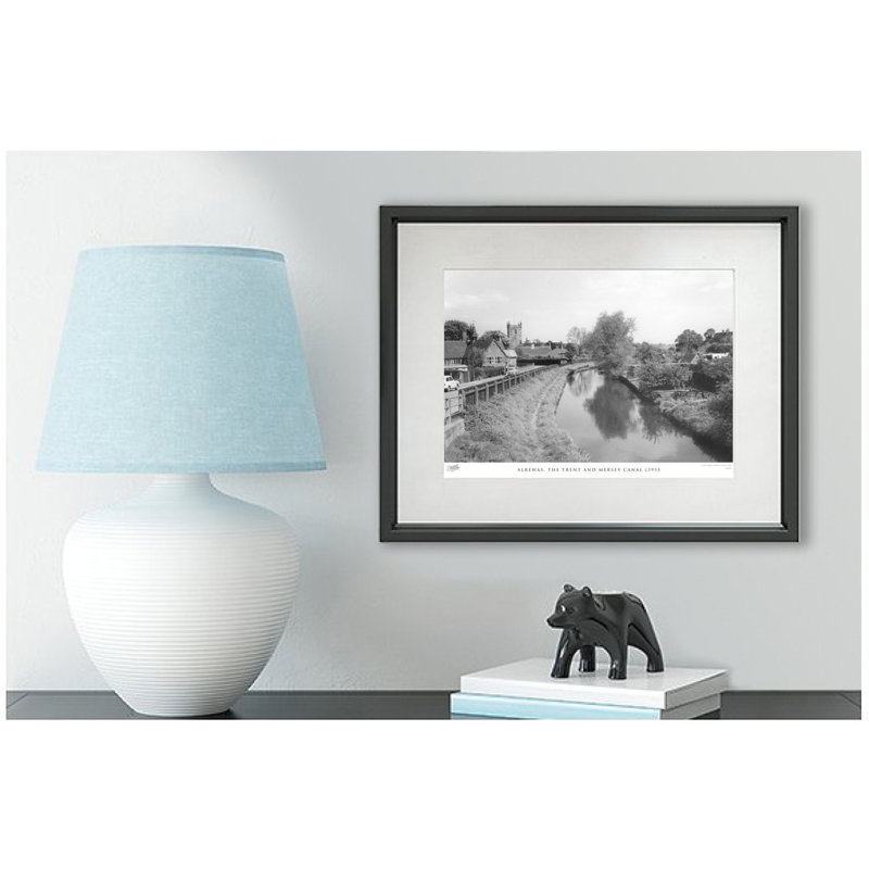 Alrewas, The Trent And Mersey Canal C1955 - Single Picture Frame Print, 40cm H x 50cm W x 2.3cm D