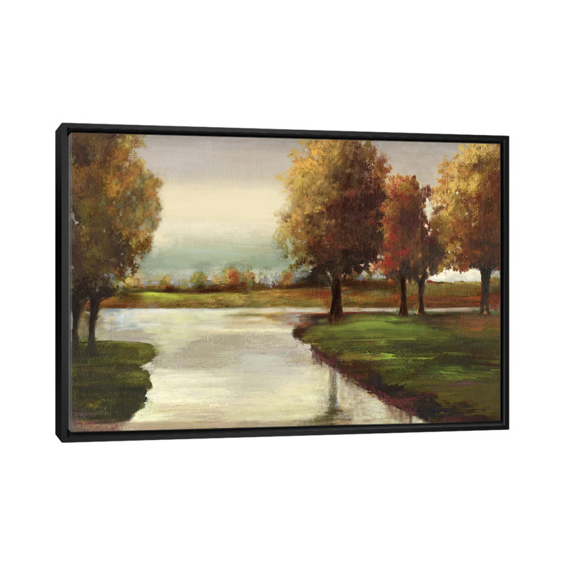 «Arabeska», reproduction sur toile, H 40 po x l 60 po x P 1,5 po, Toile encadrée noire, Pas de tapis