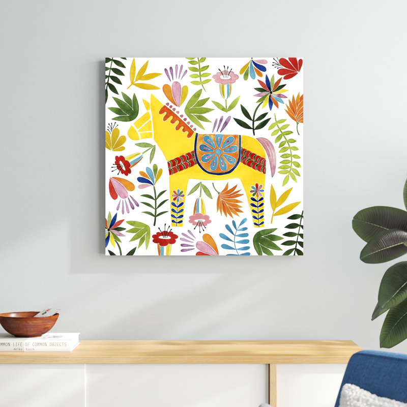 Festive Otomi III, H 30 po x l 30 po x P 1,25 po