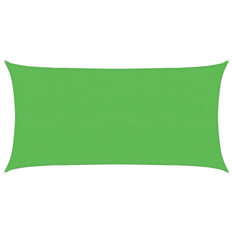 Dakota Fields 450cm W x 250cm D Plastic Cover Retractable Freestanding Awning, Light Green