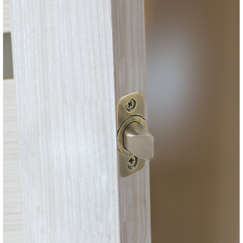 Passage de remplacement universel à 6 voies en laiton poli ou loquet d'intimité, Laiton poli, Universel