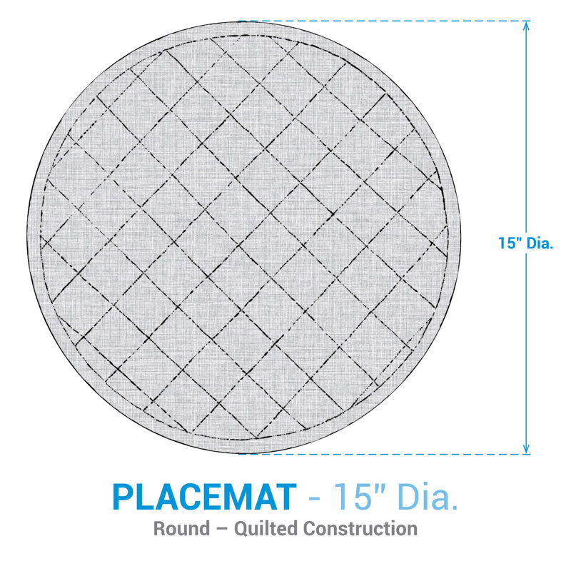 Ensemble de 4 napperons matelassés Split P