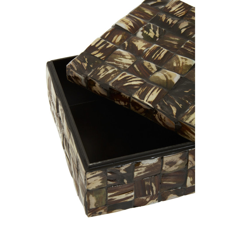 Gurpreet Decorative Box, 10cm H x 24cm W x 19cm D