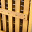 Boîte de terrasse extérieure en bois