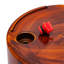 7,8 po Contenant auto-arrosant en bois foncé-923405810-939237915
