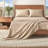 Raye Heathered Cotton Blend Flannel Sheet Set-1949703898-1949703903