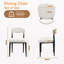 50cm H Boucle Upholstered Metal Side Chair-376088671