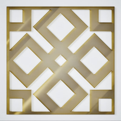 Panneaux muraux décoratifs en acrylique Blendon, l 15 3/8 po x H 15 3/8 po x T 1/8 po