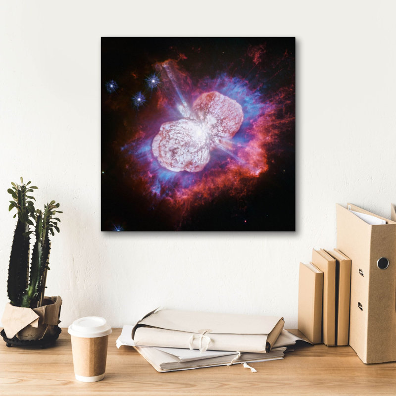 Art mural sur toile «Eta Carinae» par la NASA, H 18 po x l 18 po x P 0,75 po