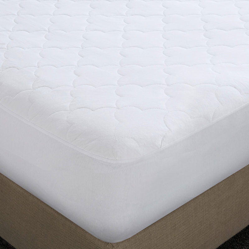 100% Cotton Pad - Enhances Mattress Comfort With Shell Reduces Static Electricity