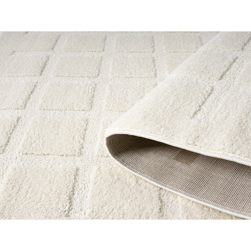 AYA-CROSS Geometric Area Rug, Runner 60 x 220 cm