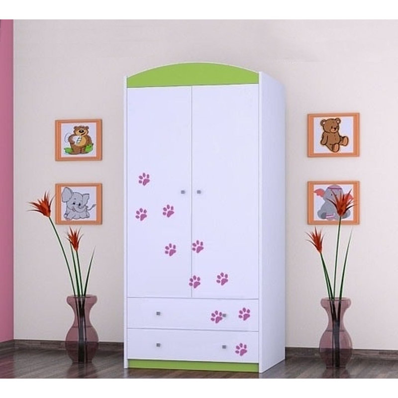 Callaway 2 Door Wardrobe, Green