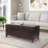 Faux Leather Lift Top Storage Bench-1158183120