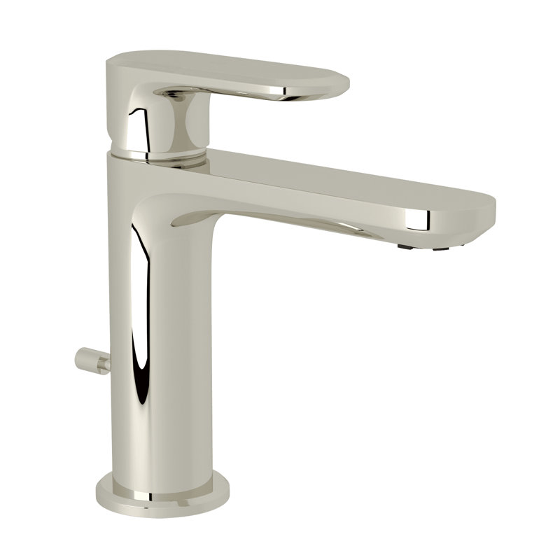 Meda Single Handle Lavatory Faucet, Polished Nickel