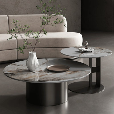 Ensemble de tables basses en pierre italienne