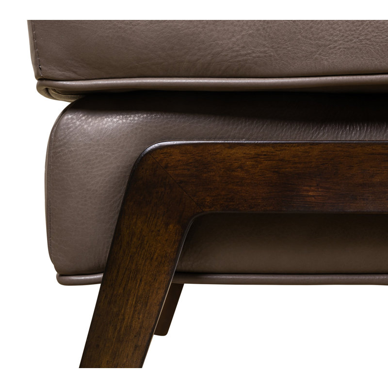 Anastasia Ottoman in Elate Lily, Winsome Fudge