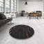 Tapis contemporain noir-399052633
