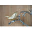 Ensemble de 2 sculptures murales en métal avec accents d'oiseaux 17 x 5,5 x 22 po