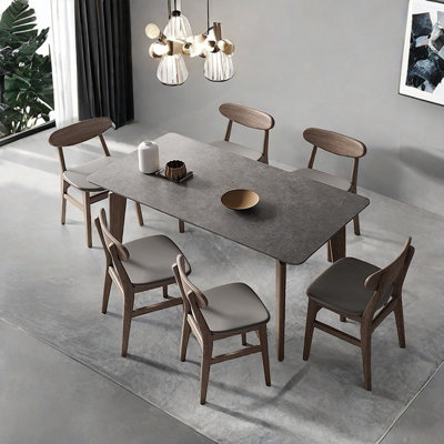 Table de salle à manger rectangulaire moderne