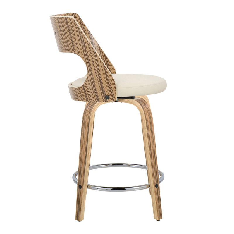 Tabouret de bar Cecina Mid-Century Modern