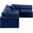 Hulene Velvet L-Shaped Sectional Reversible-87141397