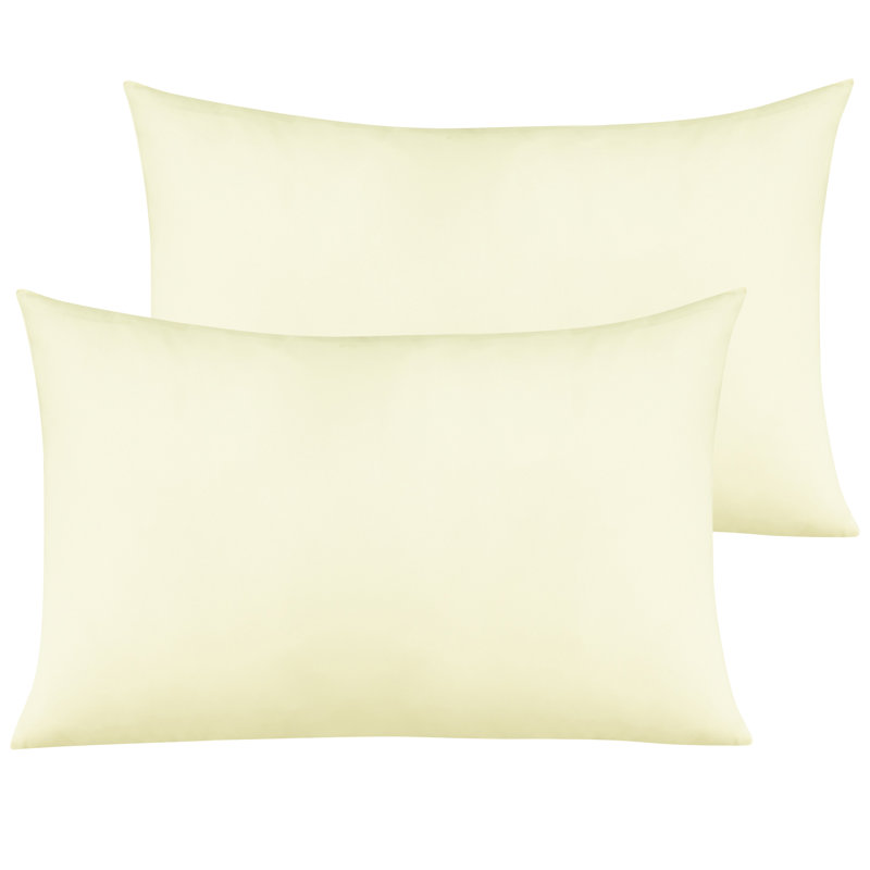Taies d'oreiller pour tout-petits, 100% microfibre brossée avec fermeture à enveloppe, 14 po x 20 po - NTBAY, Ivoire