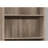 72"H Bookcase, 6 Tier, Brown Laminate, Office Bedroom Use, Transitional Design, 3 Adjustable Shelves, 2 Fixed Space Saving, Tipping Hardware For Security, Dark Taupe 3 Look Bookcase Bookshelf,