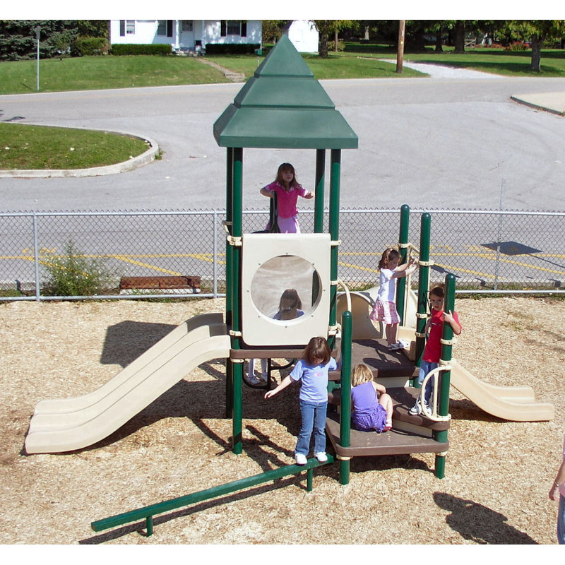 Playsystem  Ages 2-5, Green, Tan and Brown