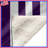 Purple White Stripes Blankets-125166881