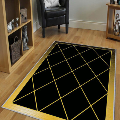 Massucci Black/Gold Rug