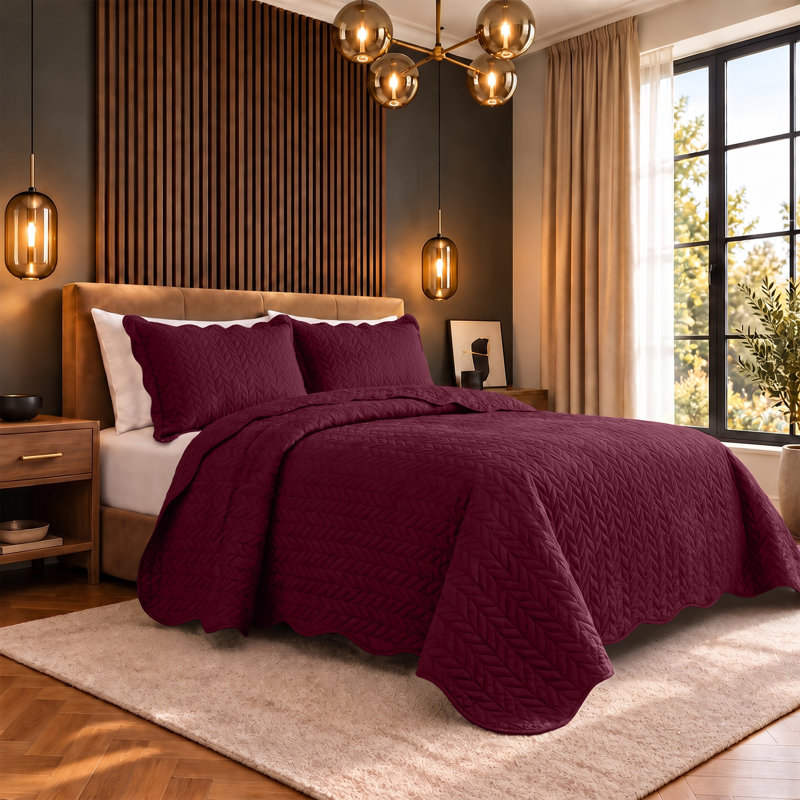 Ensemble de couvre-lits matelassés surdimensionnés Oxford, ensemble de literie en microfibre douce inspiré des hôtels