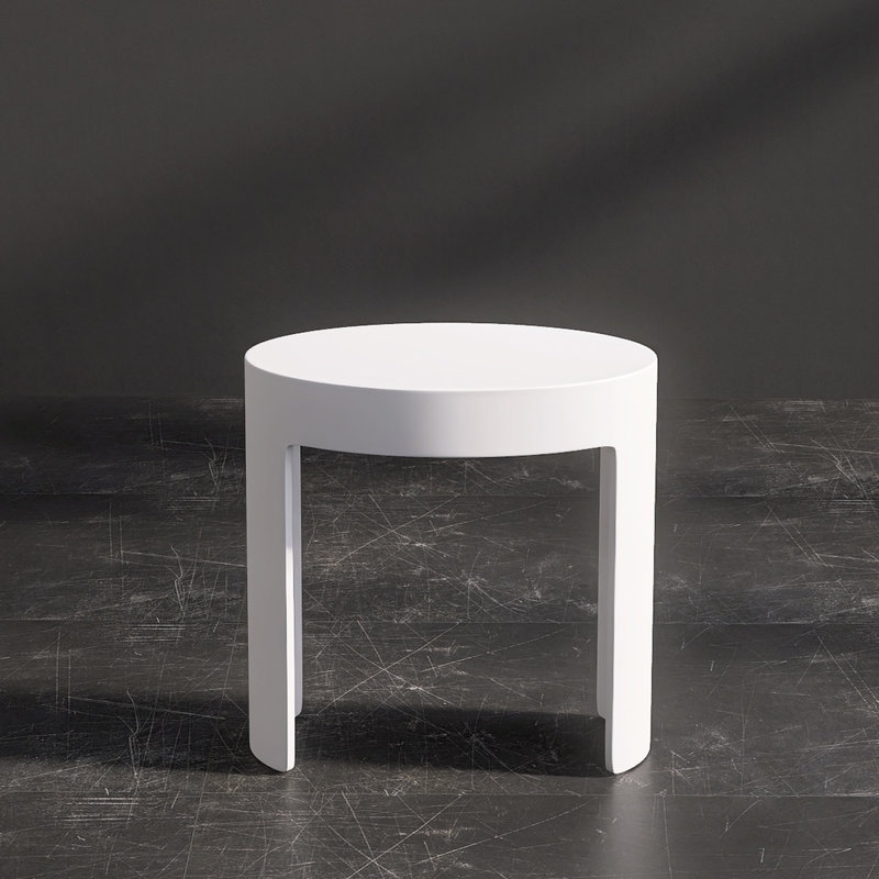 Freestanding Shower Seat Solid Surface Shower Stool