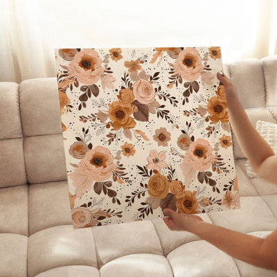 «Botanical Fall Flowers VI Cottage», reproduction d'art non encadrée
