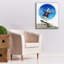  «Llama On Skateboard» par John Hovenstine, art mural sur toile, 26 po x 30 po