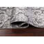 Tapis oriental floral abstrait à motif floral végétal noué à la main 4 x 6