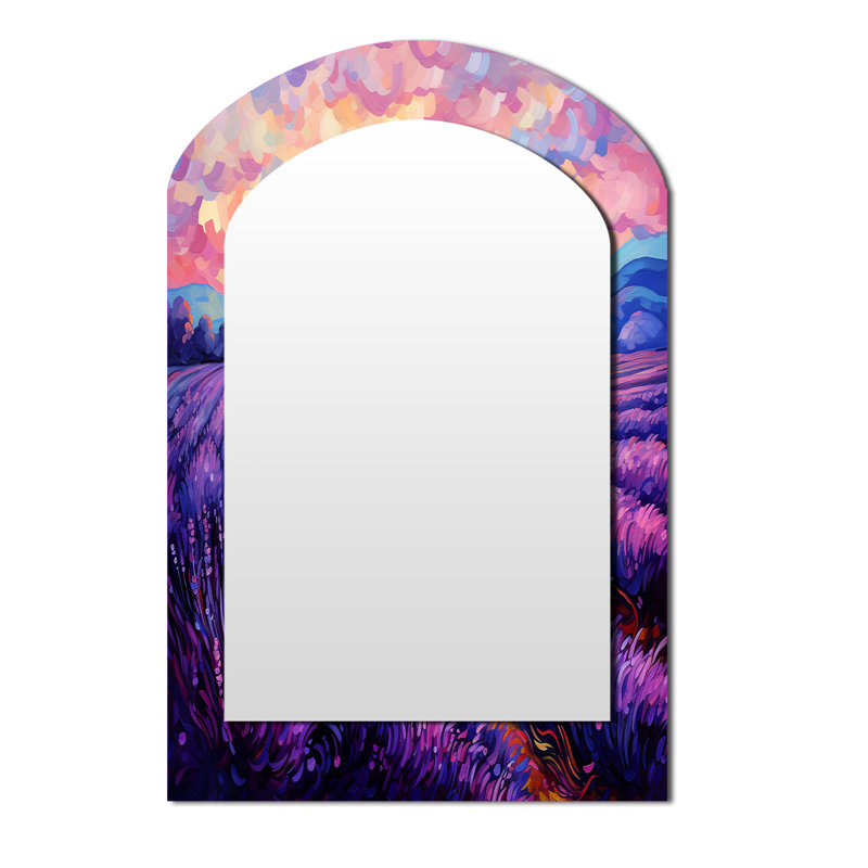 Margaree - Miroir paysager en métal, 43 po x 33 po
