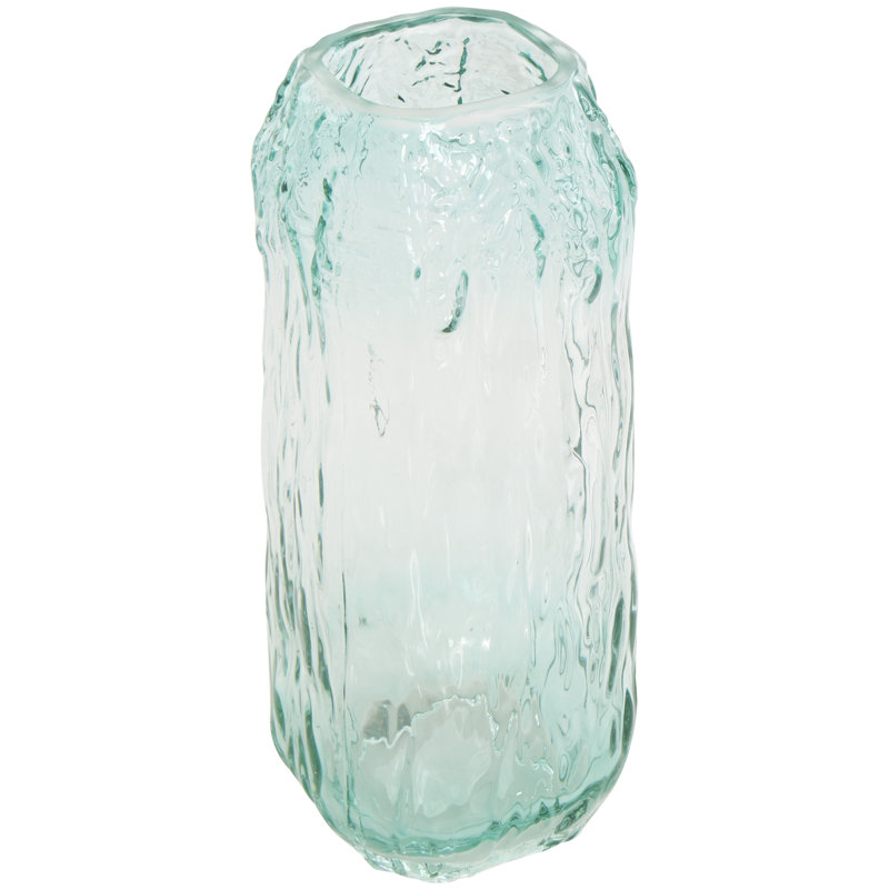 Vase décoratif en verre Elyzah, Vert