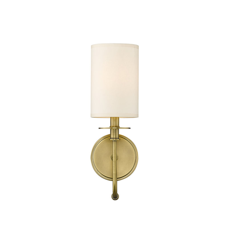 Applique murale à bras 1 lumière Audry, Laiton frotté