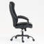 Chaise de bureau en cuir synthétique à haut dossier