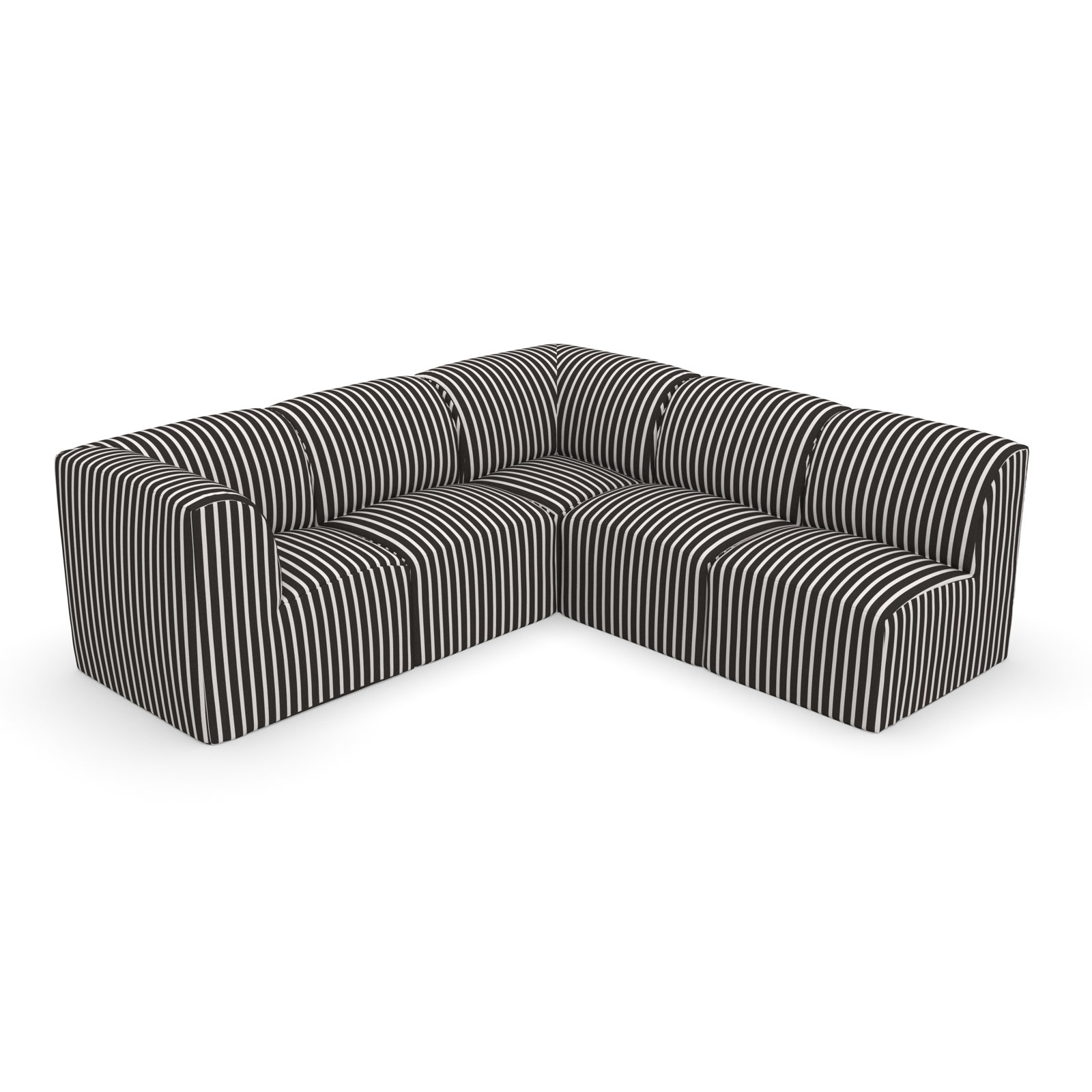 Eliana 5-Person Sunbrella® Patio Seating Group, Sunbrella Shore Classic