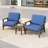 Bevelyn Outdoor Three Pieces Chair Set With Cushions And Side Table-110028714