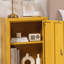 Armoire décorative, petite armoire de rangement, casier en métal, armoire autoportante avec portes-439708608-439708612